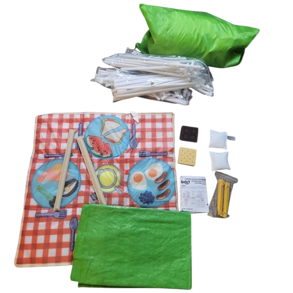 Bluey Camping Activity Fort – Kids Play Tent Set • Complete Kit - Picture 1 of 5